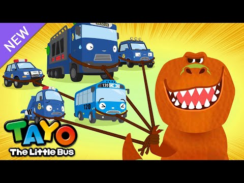 ¡Adiós, pueblo dinosaurio! | ¡Equipo de Rescate Azul en el Mundo de los Dinosaurios! | Tayo Español