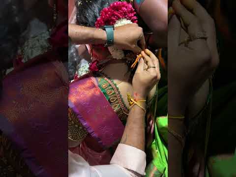 Oo இதுக்கு தான் மூணு முடிச்சி போட்றாங்களோ #marriage #shorts #relationshipgoals #love