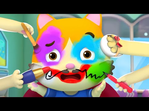 Learn Colors with Baby Kitten | Colors Song | Nursery Rhymes & Kids Songs | Mimi and Daddy