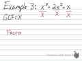 Factoring Polynomials and GCF