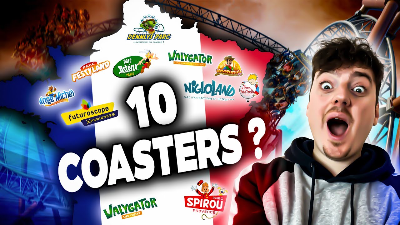 10 NOUVEAUX ROLLER COASTERS arrivent en France !