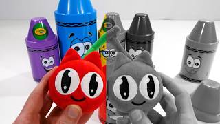 Игрушки из игрового домика потеряли свои цвета — учим английский и русский с игрушками для детей!