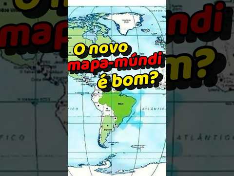 Como é o novo mapa do IBGE? #mapa #brasil #mundo