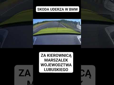 Skoda uderza w BMW. Za kierownicą marszałek województwa lubuskiego
