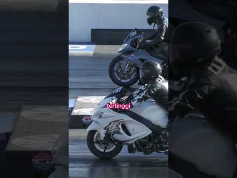 Drag Race  BMW S 1000 RR VS Suzuki Hayabusa