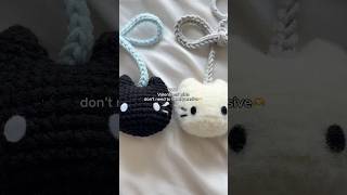 It’s the thought that counts💘 Tutorial is on my channel. #crochet #diykeychain #valentinesday