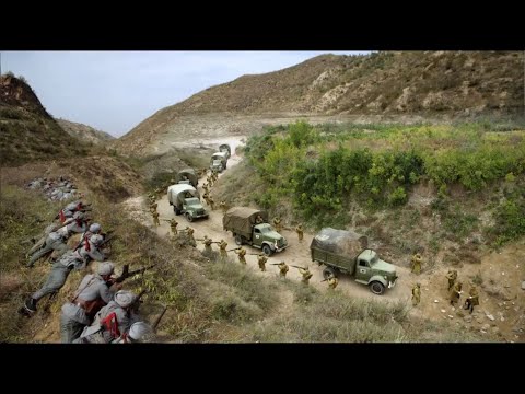 八路軍在日軍運輸隊的必經之路埋伏，殺得日軍全軍覆沒  ⚔️ 抗日