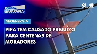 Soltar pipas perto da rede elétrica causa mais de 100 mil quedas de energia em Pernambuco