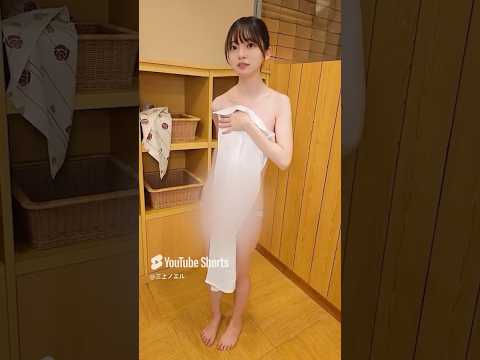 山中温泉！2回目の温泉ロケで慣れてきたかな？#shorts #三上ノエル #なぎさとノエル