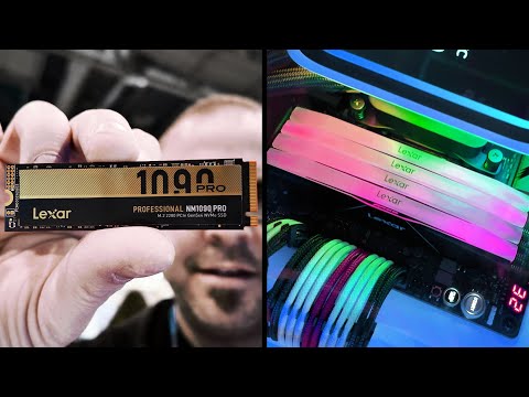 A Faster Gen5 SSD and a Cheaper Gen4 One (and new RAM!) Lexar @ CES 2025