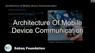 Architecture of Mobile device Communication