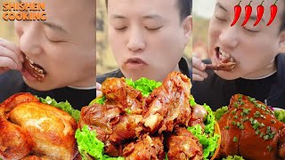 Village Funny Mukbang ｜Grilled Stone Food ｜Wild Cooking ｜Cooking And Eating Special Food Collection