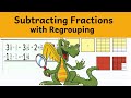 Subtracting Mixed Numbers with Regrouping