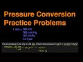 Pressure Unit Conversions