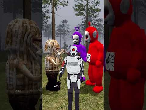 PO dan TINGKY Vs. SCP 173 #shorts
