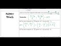 Exploring Adding and Subtracting Rational Expressions