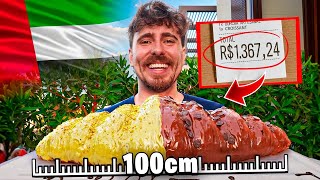 CAFÉ DA MANHÃ MAIS CARO DE DUBAI I O Maior Croissant do Mundo