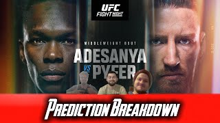UFC FIGHT NIGHT ADESANYA VS PYFER PICKS