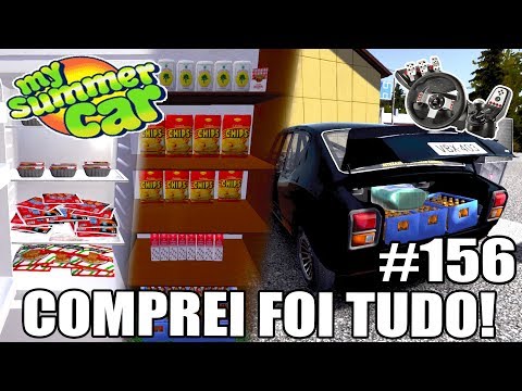 My Summer Car - FIZ AS COMPRAS E ORGANIZEI A CASA INTEIRA! #156 ‹ Getaway Driver ›