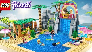 LEGO Friends: Build the BEST Pool with Waterfall #3! (Tutorial)