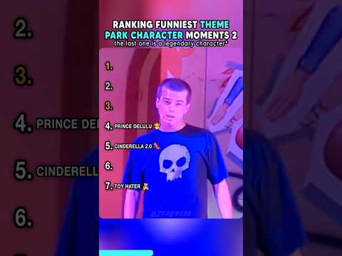 Top Funniest Theme Park Character Moments 2 #shorts #usa #disney