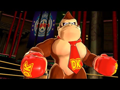 Donkey Kong (Secret Boss Fight) in Punch Out!! Wii HD