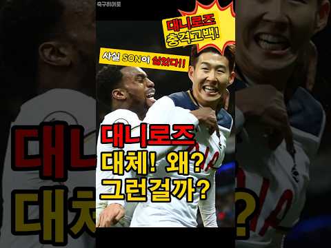 대니로즈! 대체 왜? 손흥민한테 이런걸까?!!!