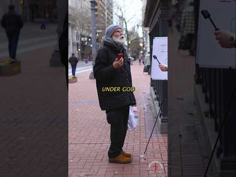 Typical SJW ππ #atheist #liberal #politics #race #turningpointusa #debate #streetinterview #christ