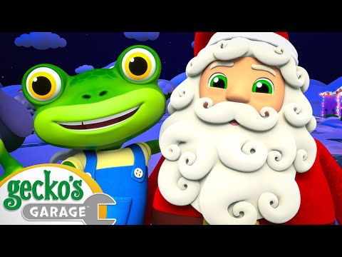 Santa Gecko 🎅🏼 | GECKO'S GARAGE 🐸 | Old MacDonald's Farm | Vehicle Cartoons for Kids