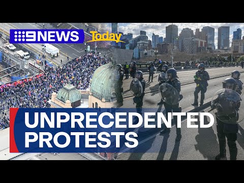 Four separate protests are planned in Melbourne's CBD | 9 News Australia