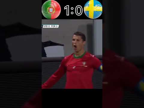 Full video ☝️Portugal vs Sweden 3-2 Ronaldo Hat trick #vibe #football