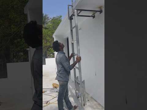 metal Stair design for terrace #shorts #shortsviral #stairs #stainlesssteel