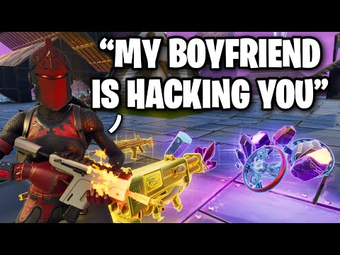 Dropping $500 Mythic GUNS!! In Front of Rich Scammer! (Scammer Get Scammed) Fortnite Save The World