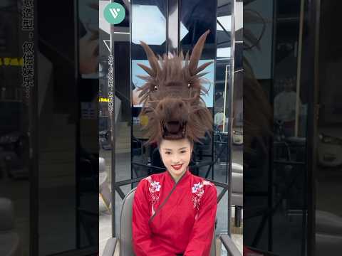 A hairstyle like you've never seen before #shorts