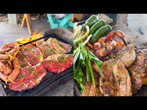 Día de parrillada para la ocasión /CARNE ASADA /