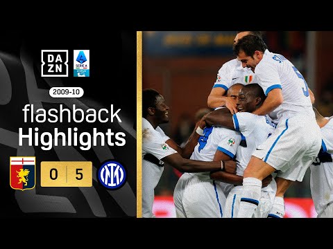 BALOTELLI stappa, VIEIRA s'iscrive alla festa: Genoa-Inter 0-5 | Serie A 2009-10 | DAZN Highlights