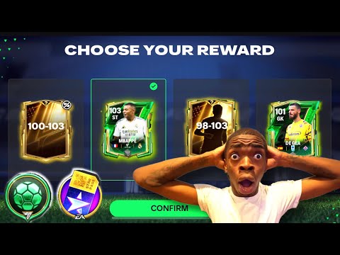 100-103 market pick + Free starpass + Club challenge + Division rivals pack opening in fc mobile