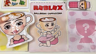 [☁️Paperdiy☁️] Roblox Ballerina cappuccina☕️🩰 Blindbag ASMR | Tutorial | Satisfying✨ | Skincare