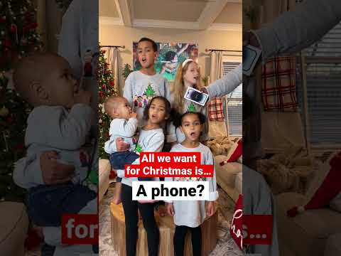 All We Want For Christmas Is Another Baby! #shortsmaschallenge #alliwantforchristmasisyou #siblings