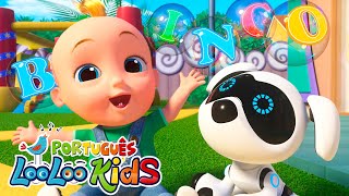 🎵 Músicas Infantis com Bingo 🐶 O Cachorrinho que Adora Cantar | LooLoo Kids Português