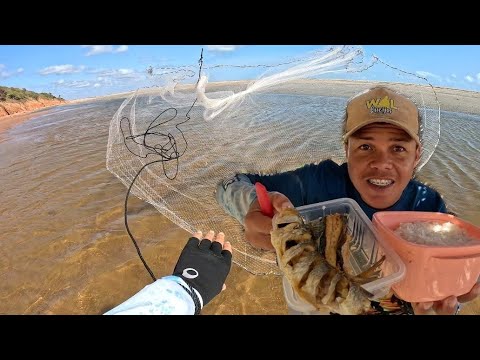 PESCANDO, PREPARANDO E COMENDO TAINHA ( CATCH AND COOK) DIEGO PESCADOR AMADOR