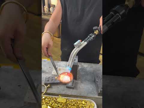 Gold Jewelry Making  From Melt to Bangle - Full Process