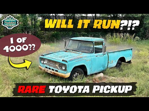 ABANDONED 1966 Toyota STOUT! RARE! Will it run?