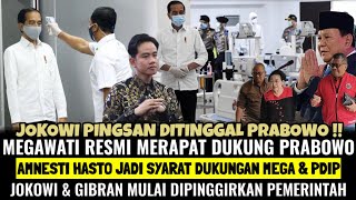 Jokowi PINGSAN DITINGGALKAN Prabowo ! Megawati Resmi Merapat, Jokowi Gibran DIPINGGIRKAN Pemerintah!