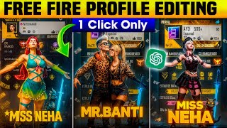 🔥 Trending Free Fire ChatGPT Profile Photo Editing | Chatgpt Photo Editing Free Fire