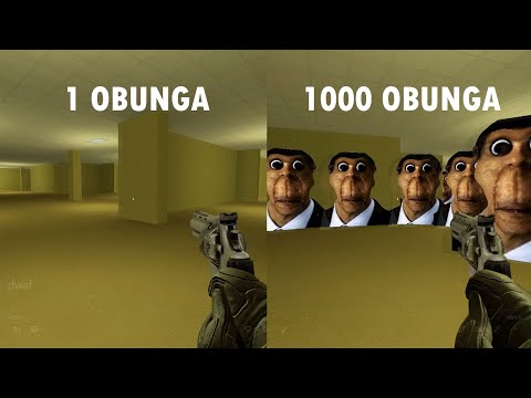 1 obunga vs 1000 obunga : which one is the strongest ? - Gmod