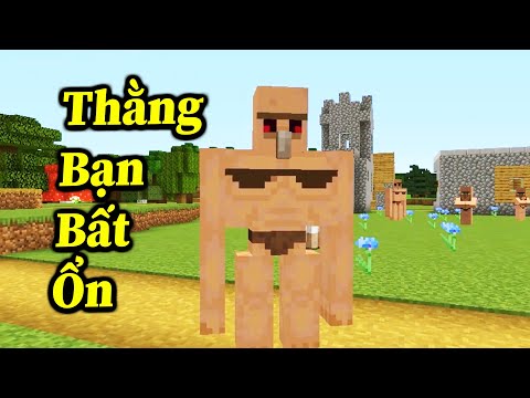 Hành Trình Phá Đảo Minecraft Của Thằng Bạn Bất Ổn 🤣 Siêu Hài Hước