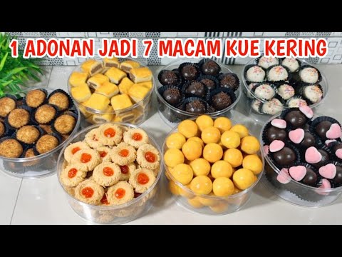 CARA PALING PRAKTIS 1 ADONAN JADI 7 MACAM KUE KERING