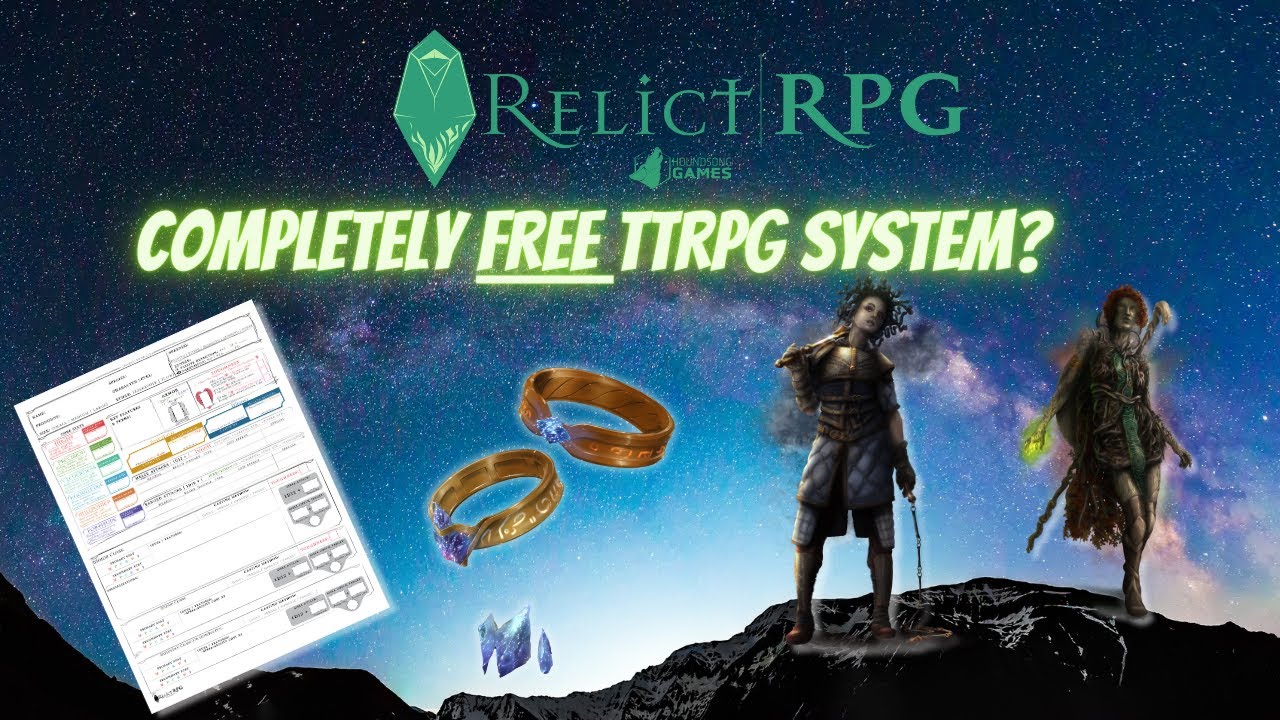 Dive into Relict: The Epic Free #ttrpg  Game Experience
