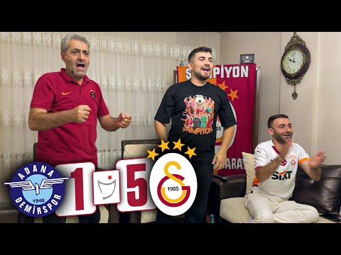 GALATASARAYLILAR ADANA DEMİRSPOR MAÇINI İZLİYOR | Adana Demirspor 1-5 Galatasaray